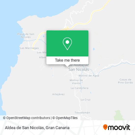 Aldea de San Nicolás map
