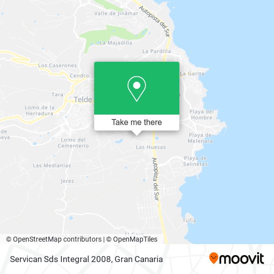 mapa Servican Sds Integral 2008