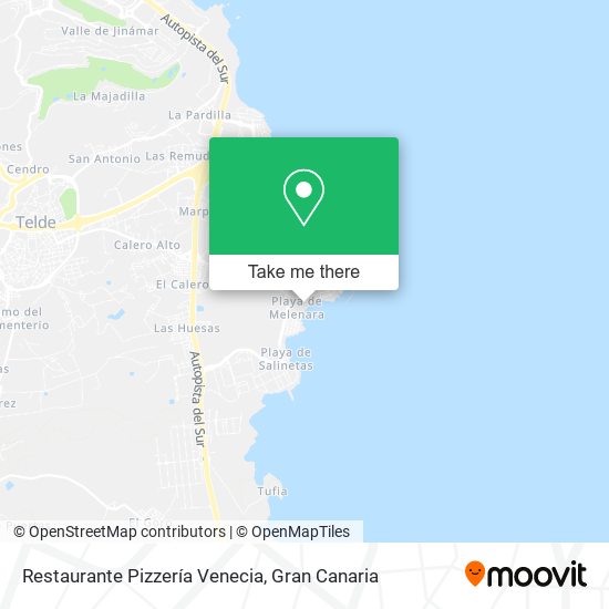 Restaurante Pizzería Venecia map