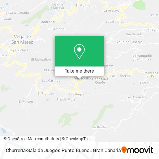 Churrería-Sala de Juegos Punto Bueno. map