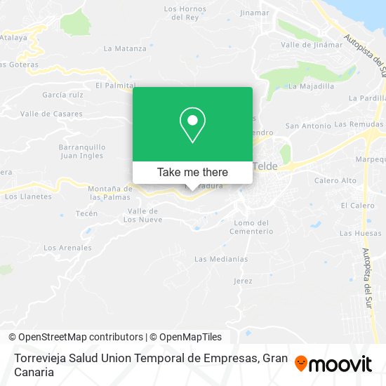 Torrevieja Salud Union Temporal de Empresas map