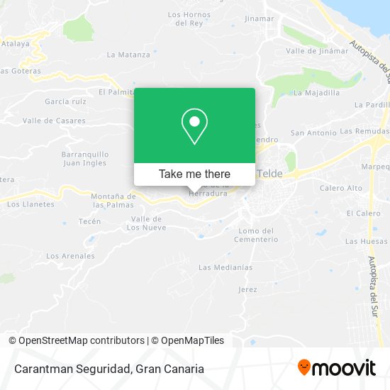 Carantman Seguridad map