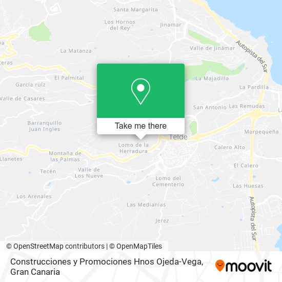 Construcciones y Promociones Hnos Ojeda-Vega map