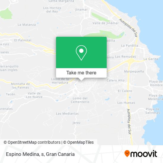 Espino Medina, s map