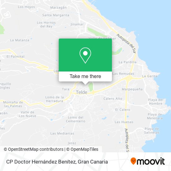 CP Doctor Hernández Benítez map