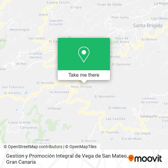 Gestion y Promoción Integral de Vega de San Mateo map