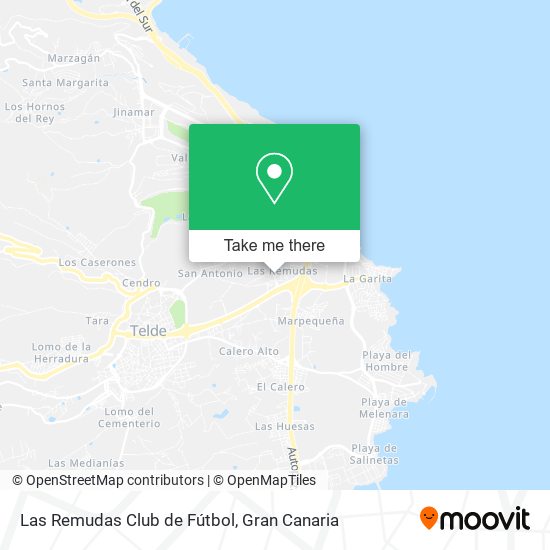 Las Remudas Club de Fútbol map