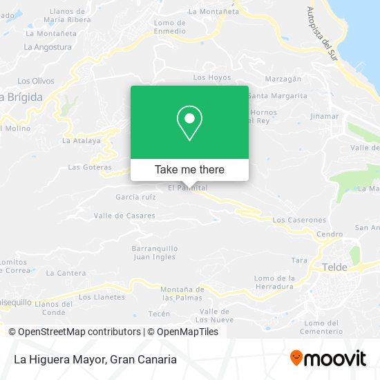 La Higuera Mayor map