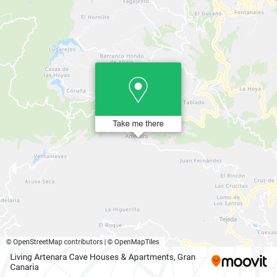 Living Artenara Cave Houses & Apartments map