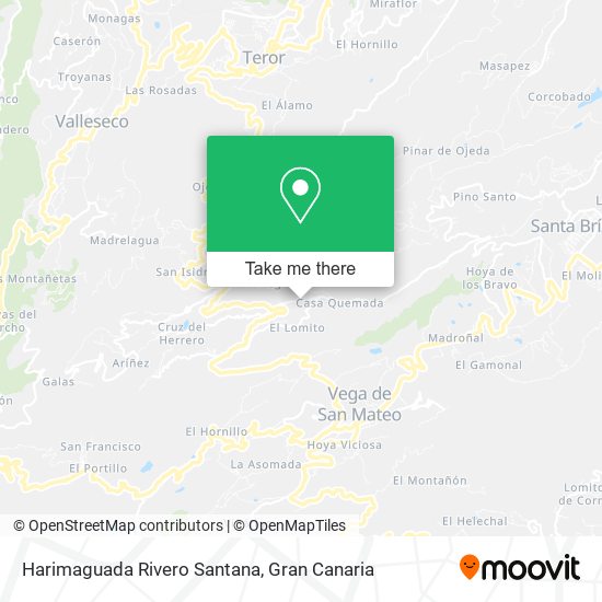 Harimaguada Rivero Santana map
