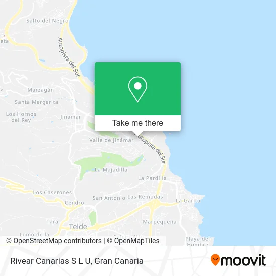 Rivear Canarias S L U map