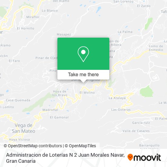 Administracion de Loterías N 2 Juan Morales Navar map