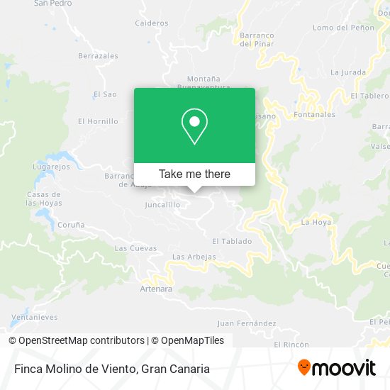 Finca Molino de Viento map