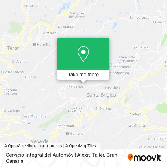 mapa Servicio Integral del Automóvil Alexis Taller