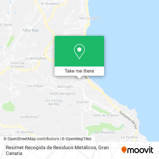 Resimet Recogida de Residuos Metálicos map