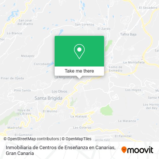 Inmobiliaria de Centros de Enseñanza en Canarias map