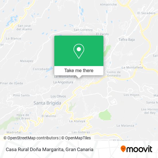 Casa Rural Doña Margarita map