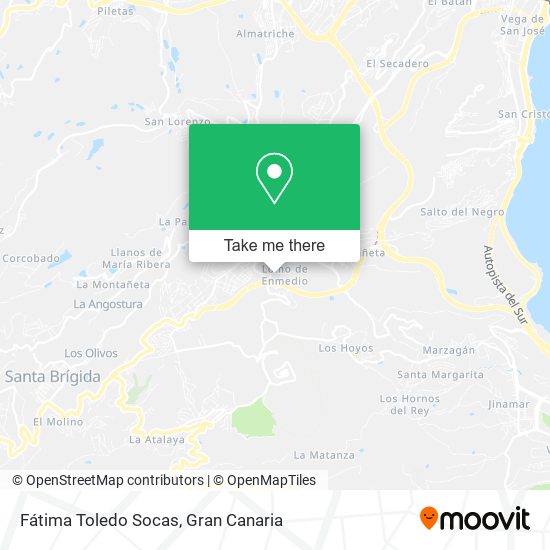 Fátima Toledo Socas map
