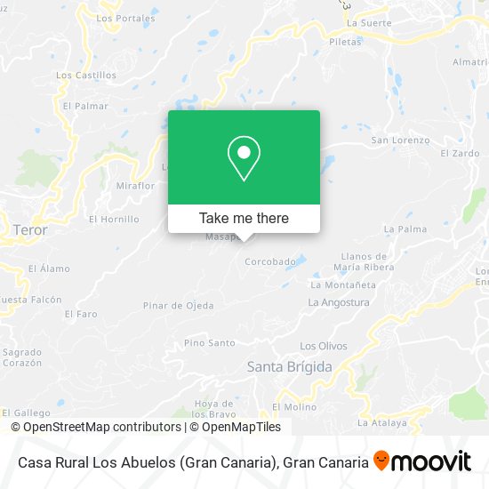 Casa Rural Los Abuelos (Gran Canaria) map