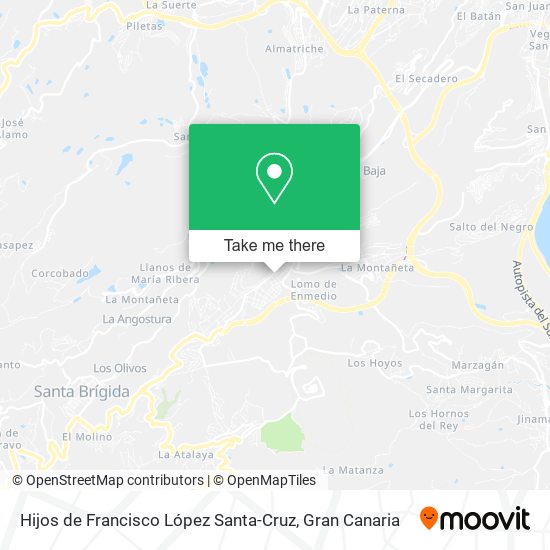 Hijos de Francisco López Santa-Cruz map