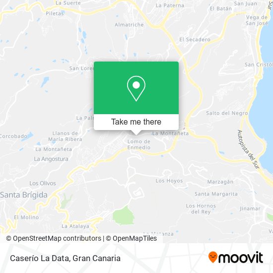Caserío La Data map