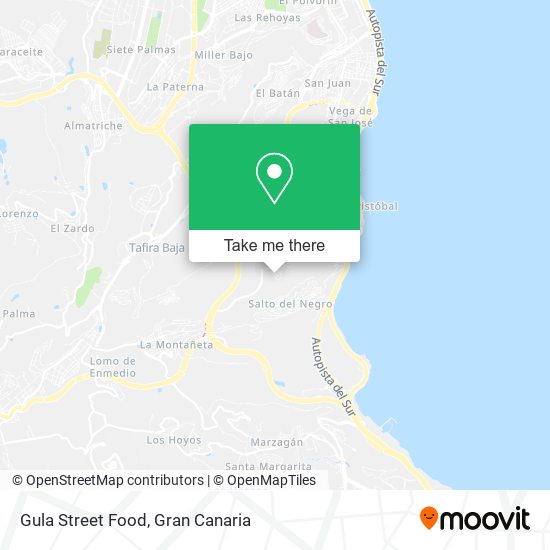 Gula Street Food map