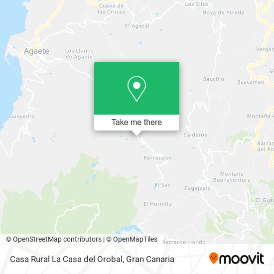 Casa Rural La Casa del Orobal map