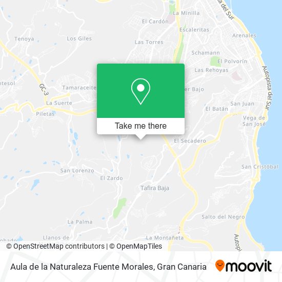Aula de la Naturaleza Fuente Morales map