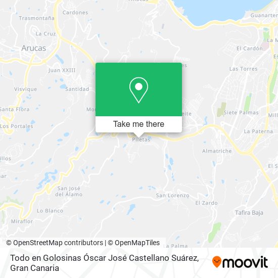 Todo en Golosinas Óscar José Castellano Suárez map