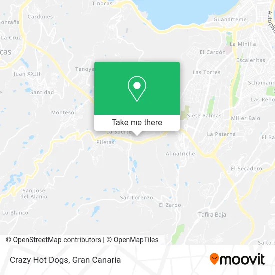 Crazy Hot Dogs map