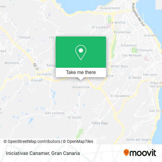 mapa Iniciativas Canamer