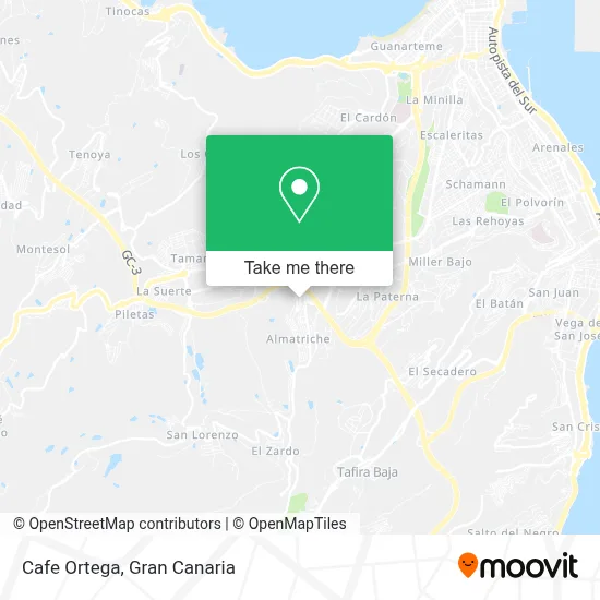 Cafe Ortega map