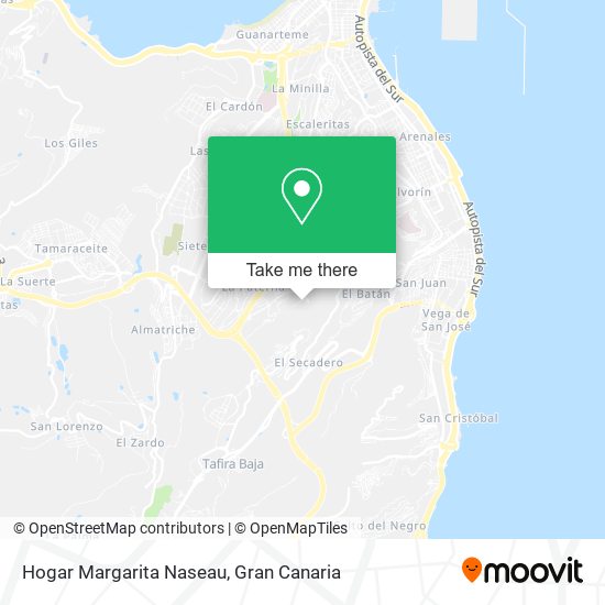 Hogar Margarita Naseau map