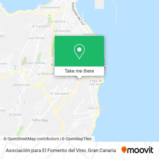 Asociación para El Fomento del Vino map