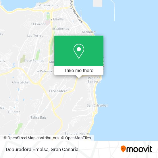 Depuradora Emalsa map