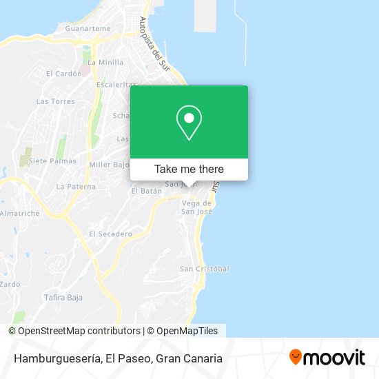 Hamburguesería, El Paseo map