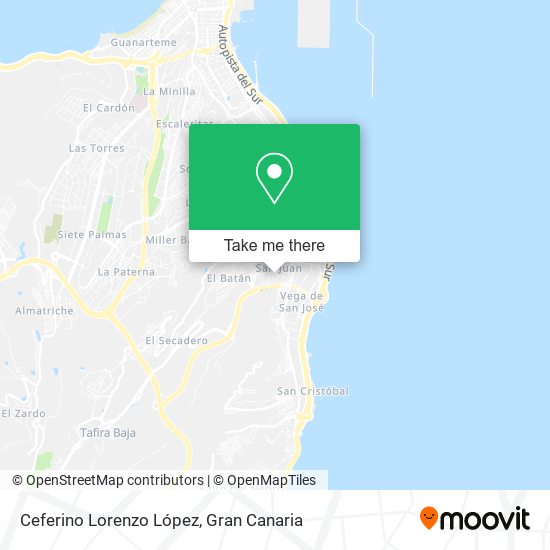 Ceferino Lorenzo López map
