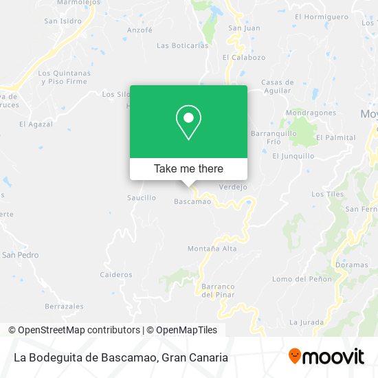 La Bodeguita de Bascamao map