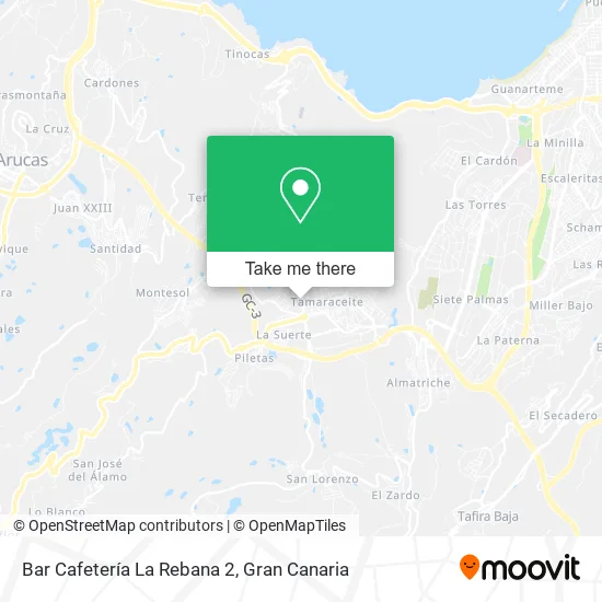 Bar Cafetería La Rebana 2 map