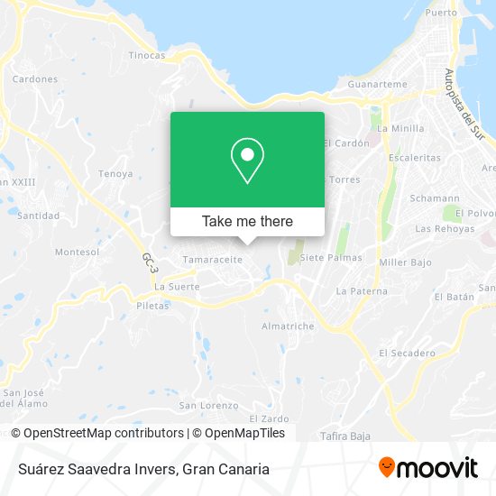 Suárez Saavedra Invers map