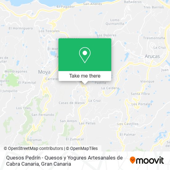 Quesos Pedrín - Quesos y Yogures Artesanales de Cabra Canaria map