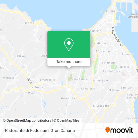 Ristorante di Fedesium map