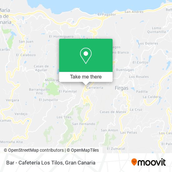 Bar - Cafetería Los Tilos map