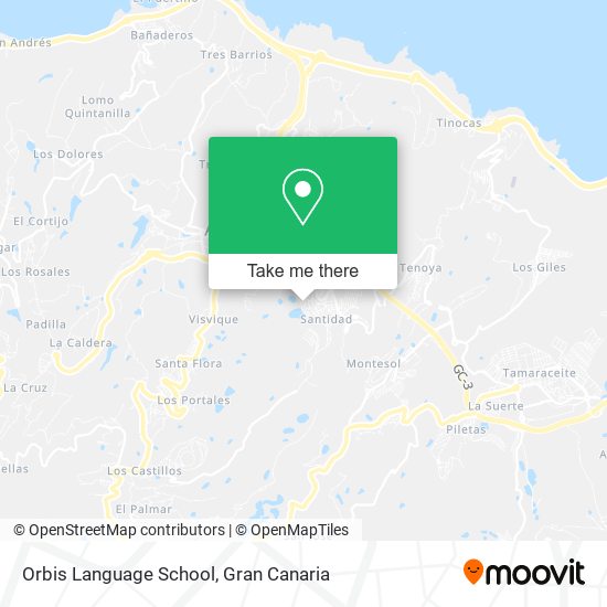 Orbis Language School map
