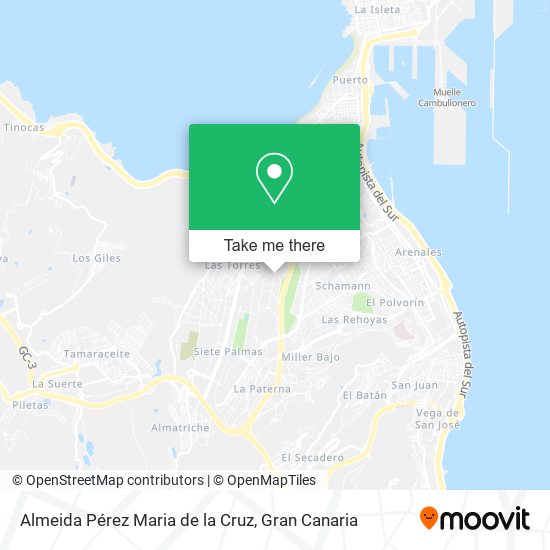 Almeida Pérez Maria de la Cruz map