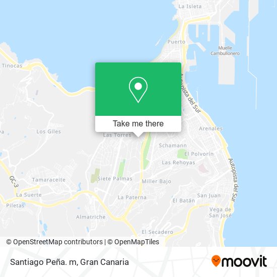 Santiago Peña. m map