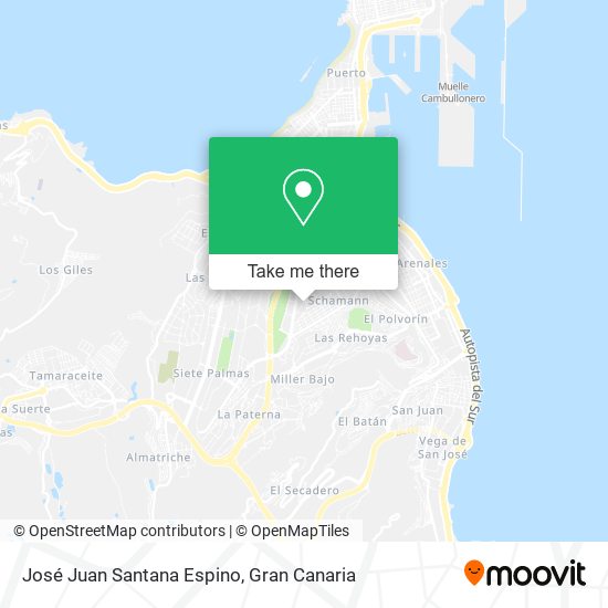 mapa José Juan Santana Espino