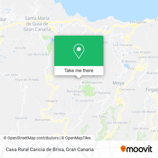 Casa Rural Caricia de Brisa map