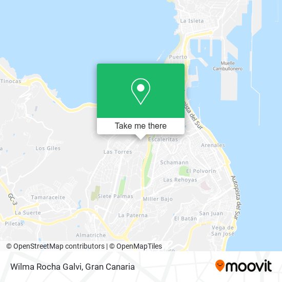 Wilma Rocha Galvi map