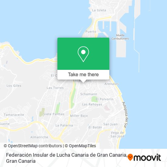 Federación Insular de Lucha Canaria de Gran Canaria map